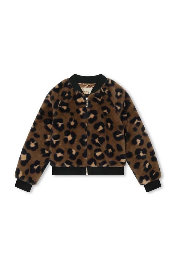 Michael Kors geaca bomber pentru copii R16139.114.150 verde AW23