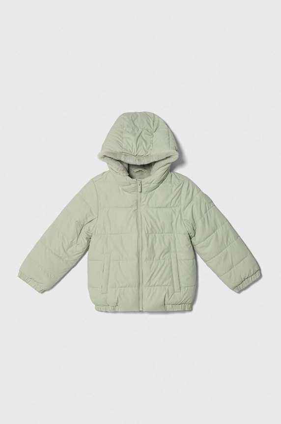 Detská bunda Abercrombie & Fitch zateplené zelená KI244.3011