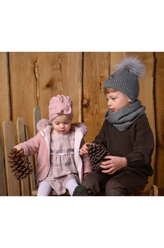 Jamiks geaca bebe CIRILLA.Kurtka.JZG244.G roz