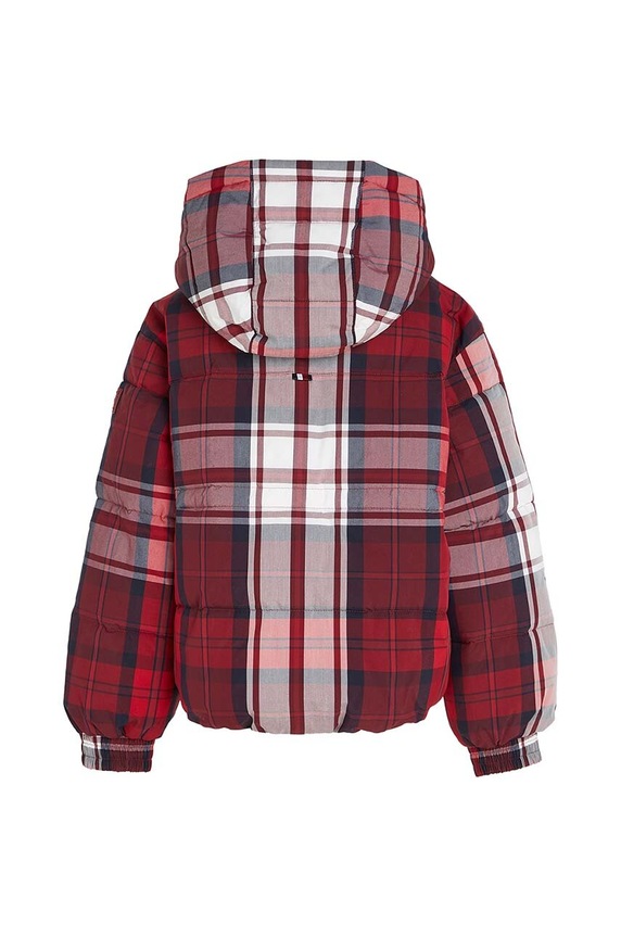 Dziewczynka Tommy Hilfiger kurtka dziecięca KG0KG07809.98.122.9BYX bordowy