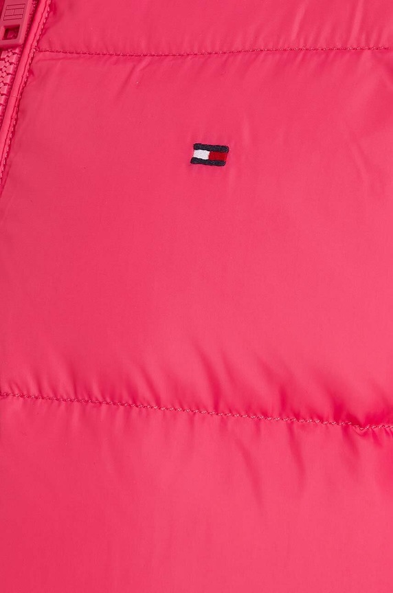 Детско пухено яке Tommy Hilfiger розов KG0KG07805.128.176.9BYX