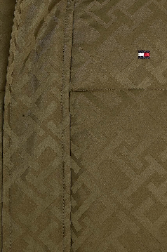 Παιδικό μπουφάν Tommy Hilfiger πράσινο KS0KS00524.9BYX