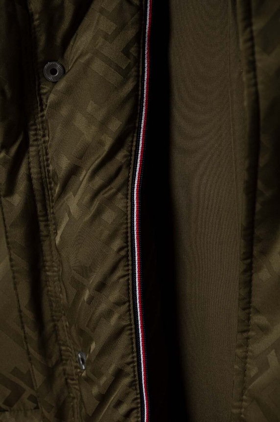 Παιδικό μπουφάν Tommy Hilfiger KS0KS00524.9BYX πράσινο