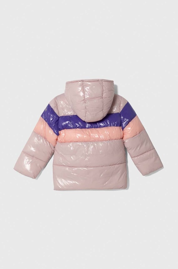 Детско яке United Colors of Benetton 2O3AGN01P.P.SEASONAL розов AW23