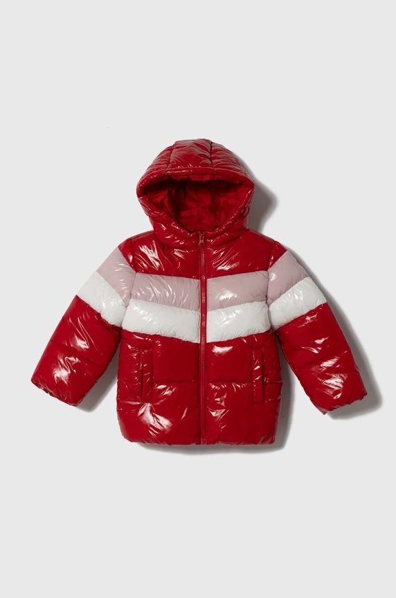 Детско яке United Colors of Benetton с изолация червен 2O3AGN01P.P.SEASONAL