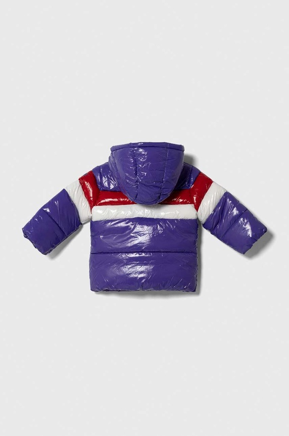 Παιδικό μπουφάν United Colors of Benetton 2O3AGN01P.P.SEASONAL μωβ AW23