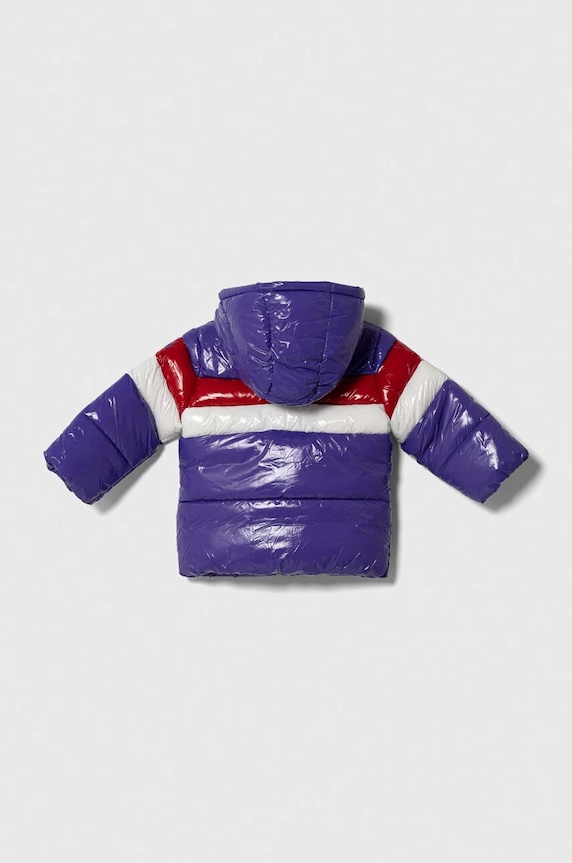 Παιδικό μπουφάν United Colors of Benetton 2O3AGN01P.P.SEASONAL μωβ AW23