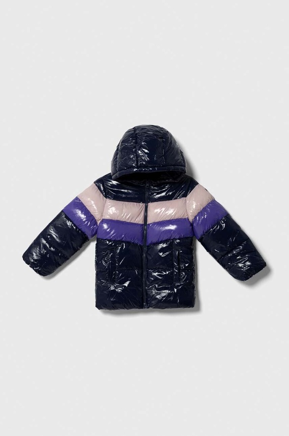 Dječja jakna United Colors of Benetton Planet friendly mornarsko plava 2O3AGN01P.P.SEASONAL