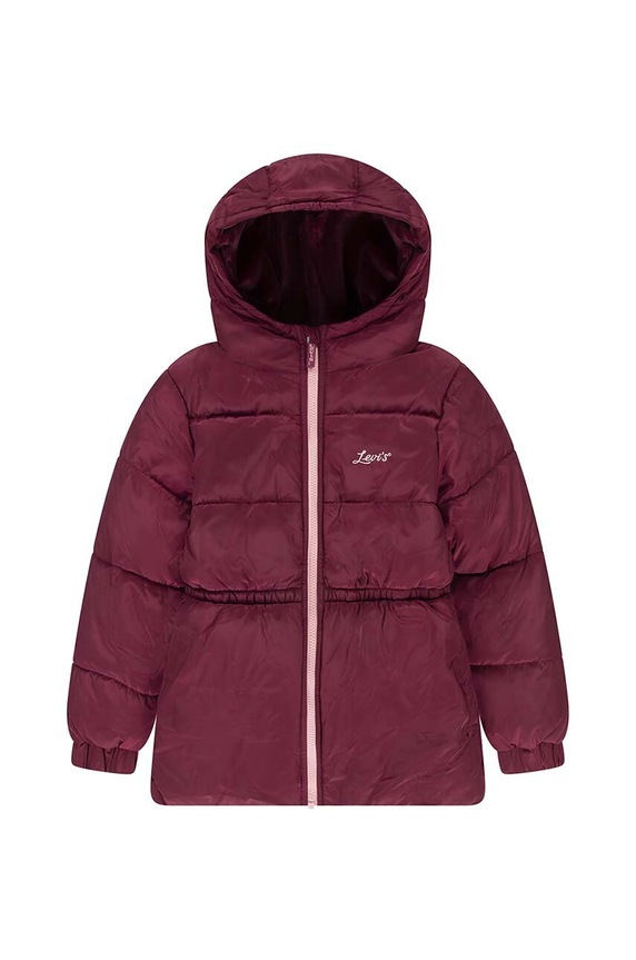 Levi's geaca copii cu captuseala rosu 3EH932