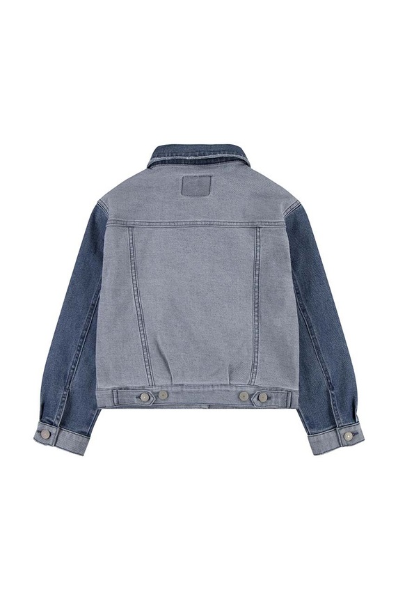 Dziewczynka Levi's kurtka jeansowa dziecięca 3EJ267 niebieski