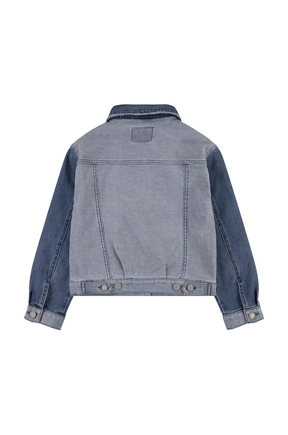 Dziewczynka Levi's kurtka jeansowa dziecięca 3EJ267 niebieski