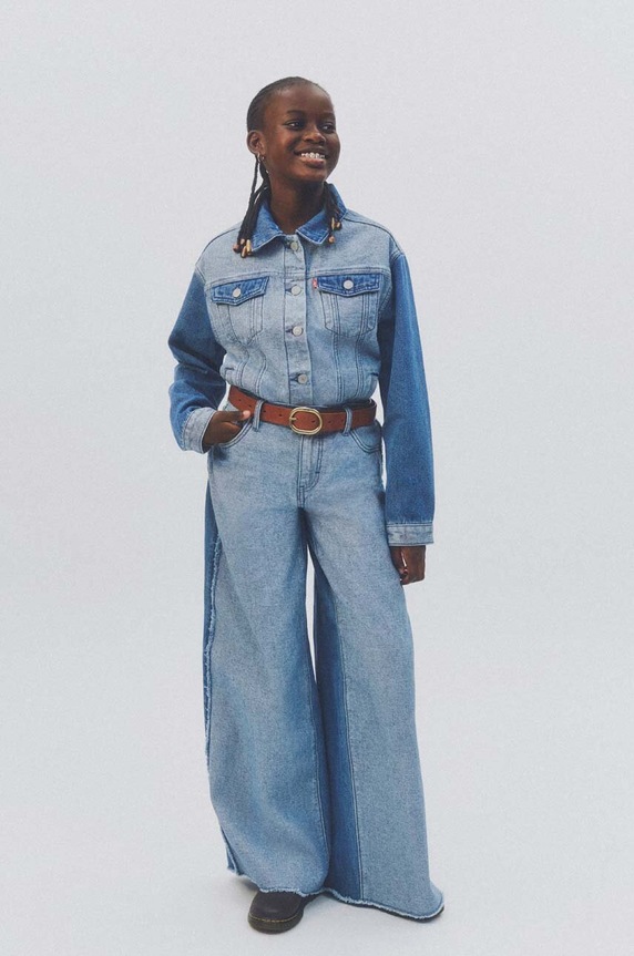 Levi's kurtka jeansowa dziecięca 4EJ267