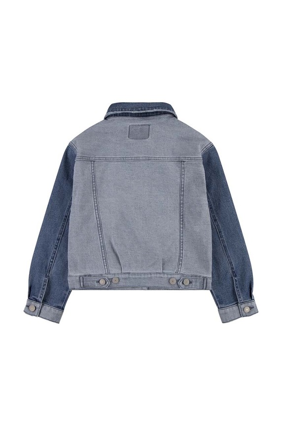 Dziewczynka Levi's kurtka jeansowa dziecięca 4EJ267 niebieski