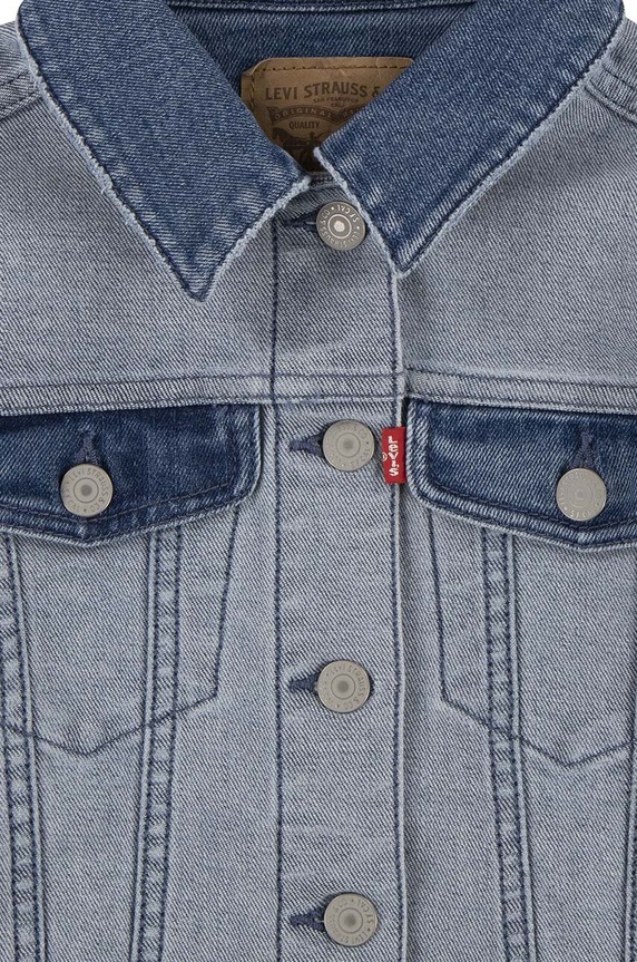 Levi's kurtka jeansowa dziecięca niebieski 4EJ267