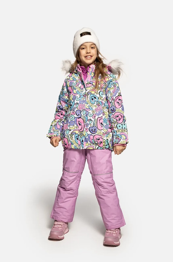 Lemon Explore kurtka narciarska dziecięca pozostałe multicolor ZL3152115OSG