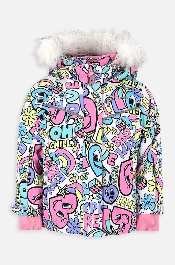 Lemon Explore kurtka narciarska dziecięca ZL3152115OSG multicolor AW23