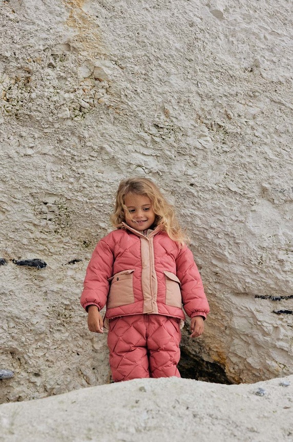 Konges Sløjd kurtka dziecięca bez kaptura czerwony KS5466