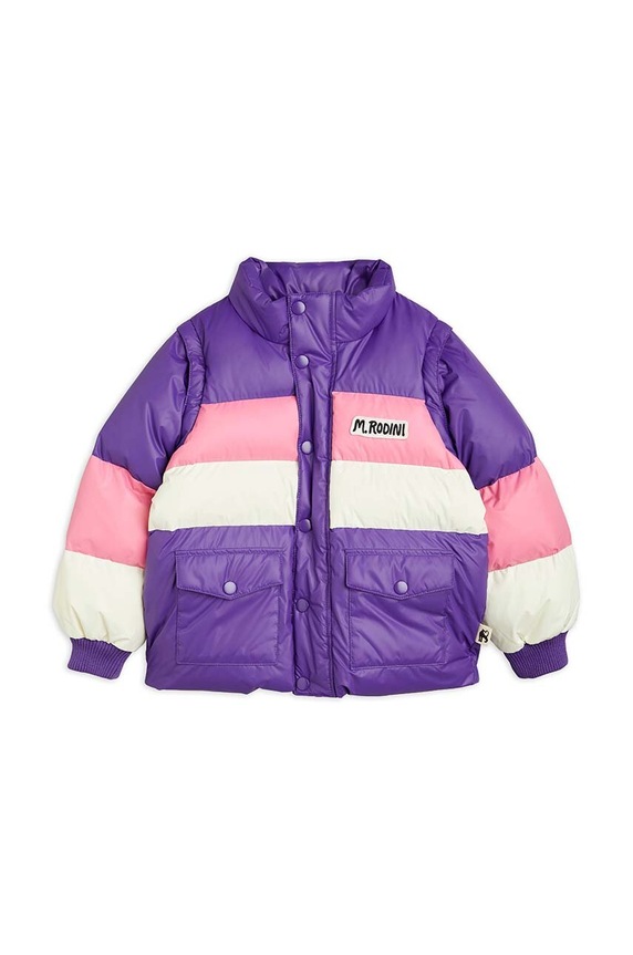 Mini Rodini kurtka dziecięca 2371010345 fioletowy AW23