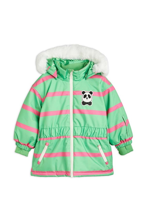 Детско яке Mini Rodini 2371013575 зелен AW23