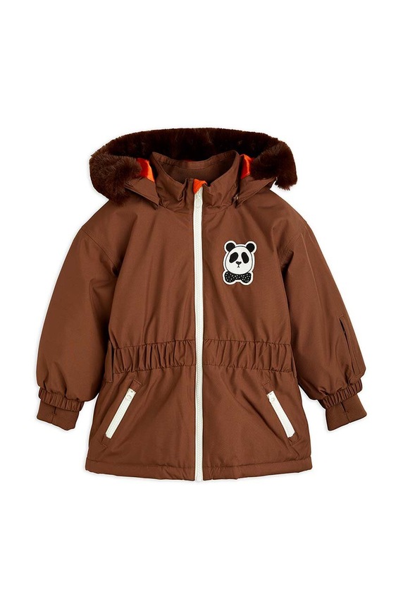Mini Rodini kurtka dziecięca 2376013816 brązowy AW23