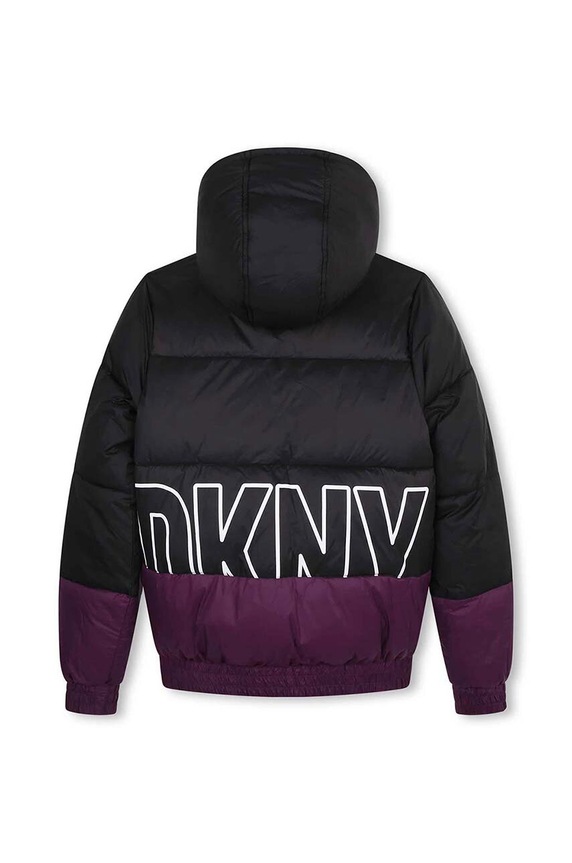 Dkny kurtka dwustronna dziecięca fioletowy D56000.114.150