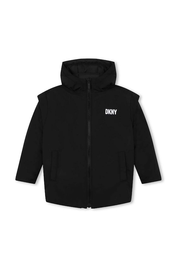 Chlapec Obojstranná bunda Dkny D56004.114.150 čierna
