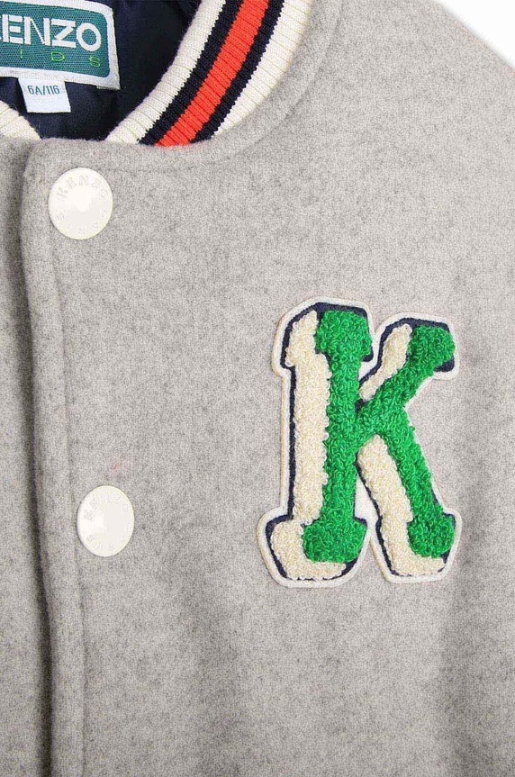 Chłopiec Kenzo Kids kurtka bomber dziecięca K26096 szary