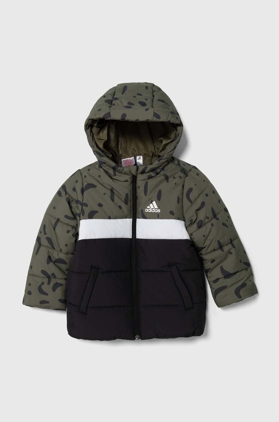 Детско яке adidas с изолация зелен IL6096