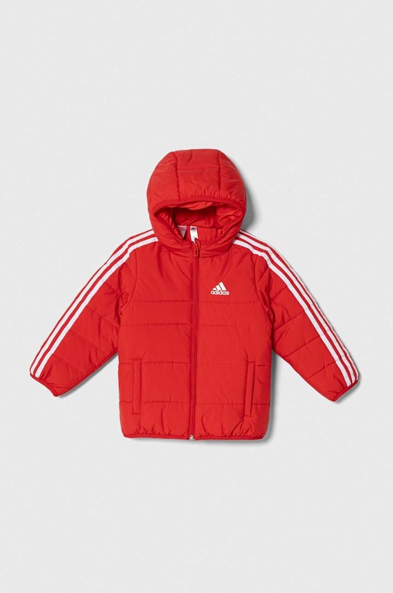 adidas kurtka dziecięca pozostałe czerwony IL6078