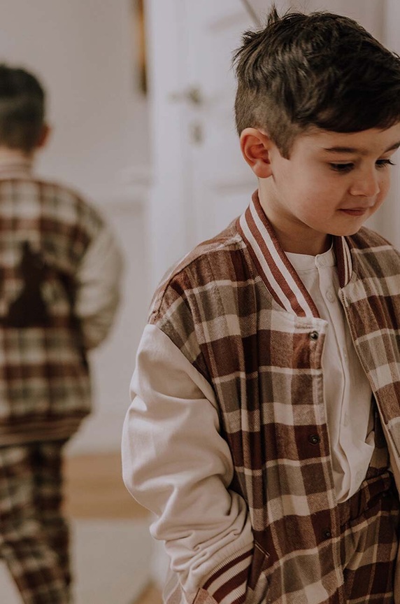 That's mine kurtka dziecięca Timmie bez kaptura brązowy 033099