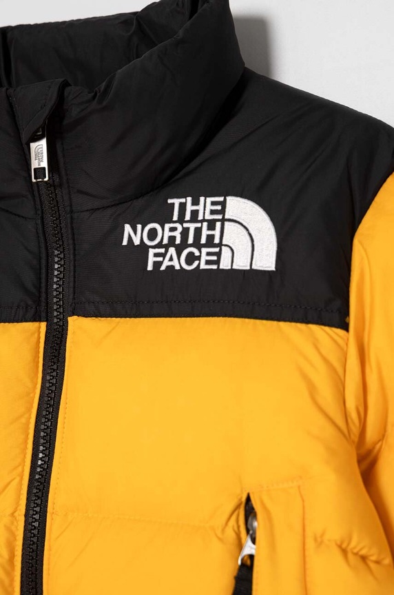 Chłopiec The North Face kurtka puchowa dziecięca 1996 RETRO NUPTSE JACKET NF0A82UD żółty