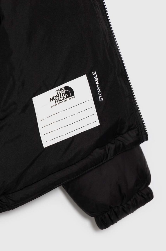Chłopiec The North Face kurtka puchowa dziecięca 1996 RETRO NUPTSE JACKET NF0A82UD czarny