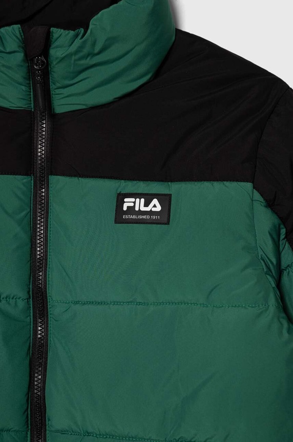 Băieți Fila geaca copii THALWENDEN blocked puff jacket FAT0367 verde