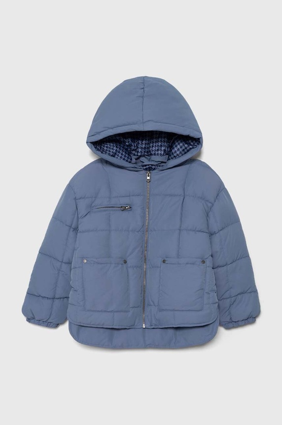Dětská bunda United Colors of Benetton s podšívkou modrá 2987CN02R.G.SEASONAL