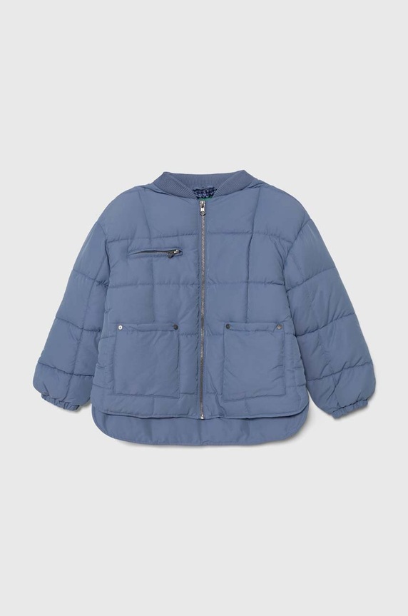 Dětská bunda United Colors of Benetton 2987CN02R.G.SEASONAL modrá AW23