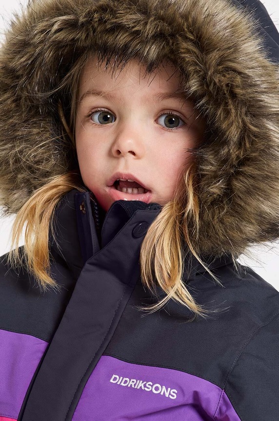 Παιδικό χειμωνιάτικο μπουφάν Didriksons BJÄRVEN KIDS PARKA ροζ 504898