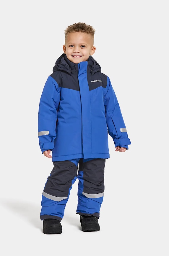 Detský zimný overal Didriksons SKARE KIDS SET zateplené modrá 504342