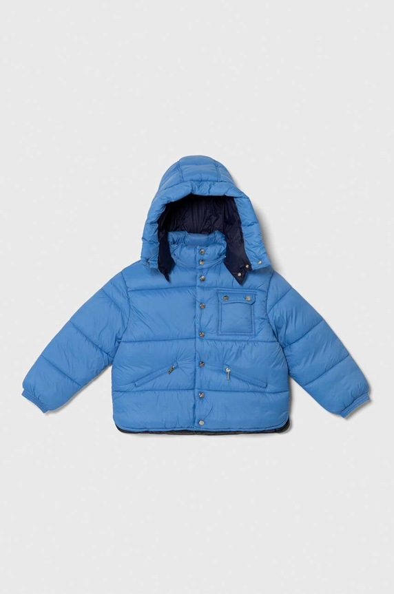 United Colors of Benetton kurtka dziecięca pozostałe niebieski 2VBSCN047.G.SEASONAL