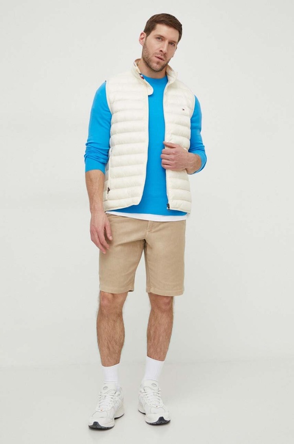 Tommy Hilfiger ujjatlan MW0MW18762 bézs SS24