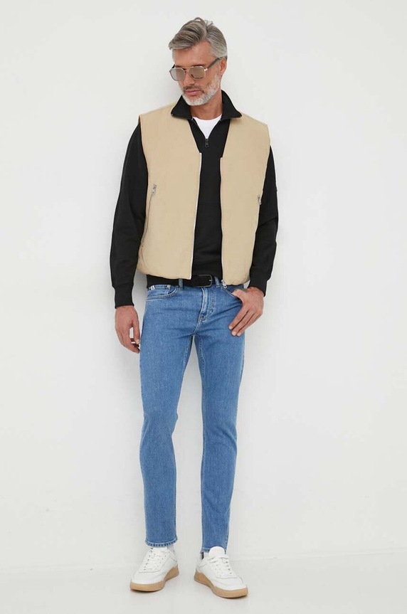 Vesta Calvin Klein Jeans J30J323700 béžová AW23