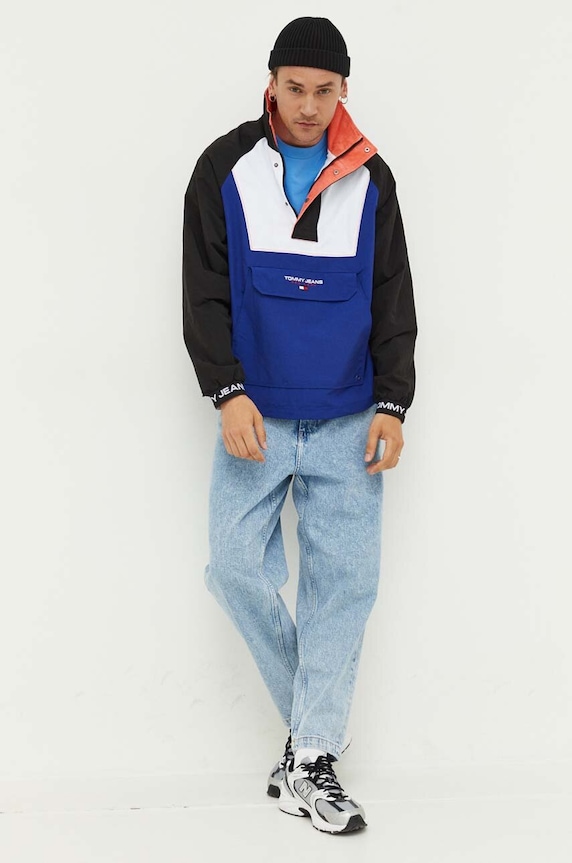 Tommy Jeans kurtka DM0DM16629 granatowy AW23