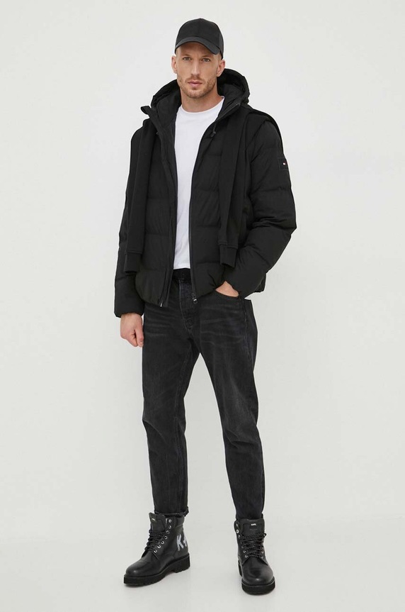 Tommy Hilfiger kurtka MW0MW33958 czarny AW24