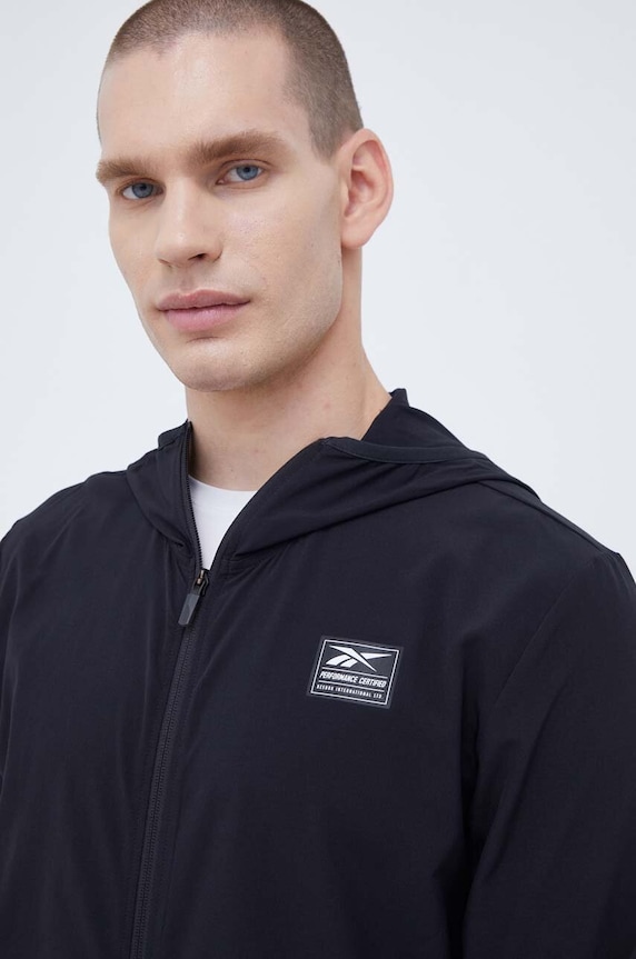 Tréningová bunda Reebok Performance Certified Vector čierna 100063398