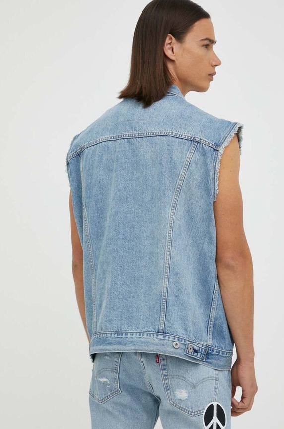 Îmbrăcăminte Levi's vesta de blugi A5789.0000 albastru