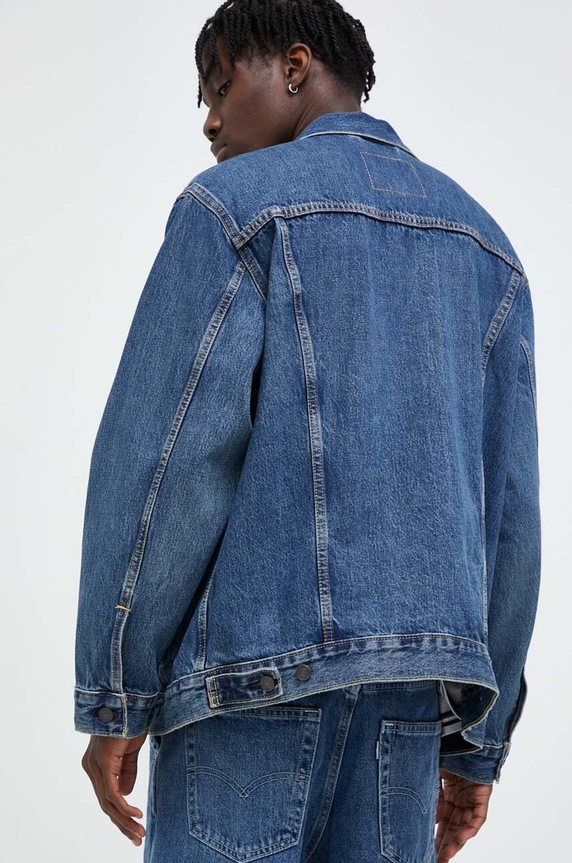 Odzież Levi's kurtka jeansowa A5782.0001 niebieski