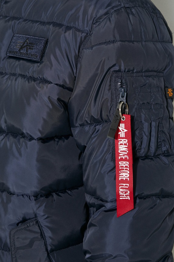 Alpha Industries Hooded Puffer FD navy 118113.07