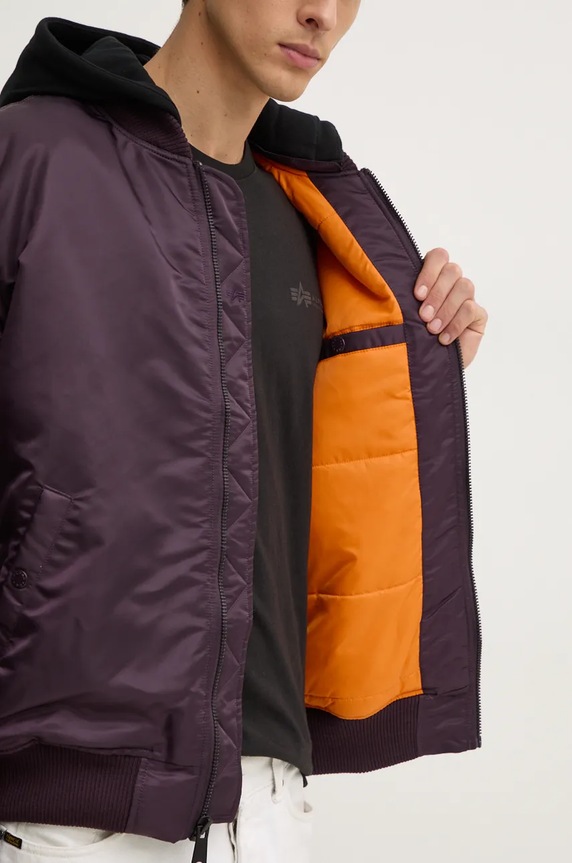 Alpha Industries kurtka bomber MA-1 ZH Back EMB 138105.697