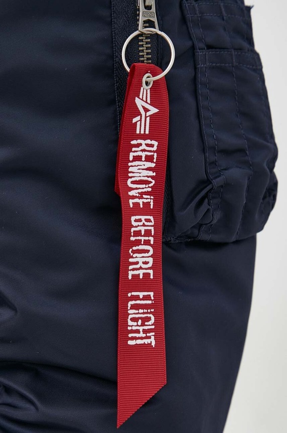 Alpha Industries bomber dzseki MA-1 ZH Back EMB 138105.697 sötétkék