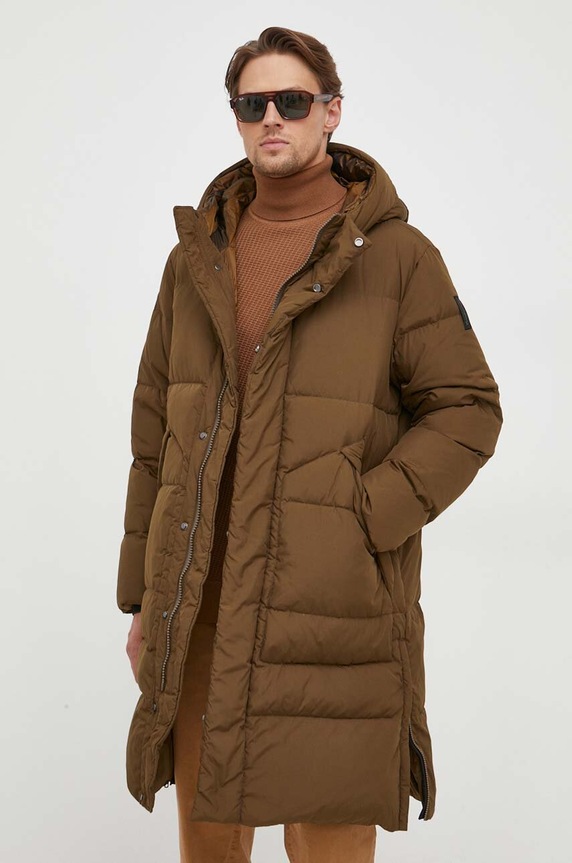 Péřová bunda Bomboogie CM8171TDP3 zelená ZW24