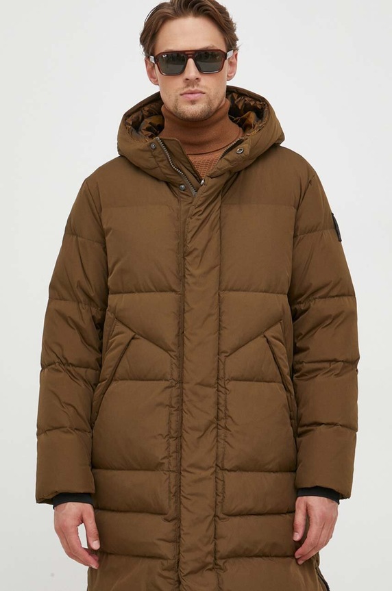 Péřová bunda Bomboogie zelená CM8171TDP3